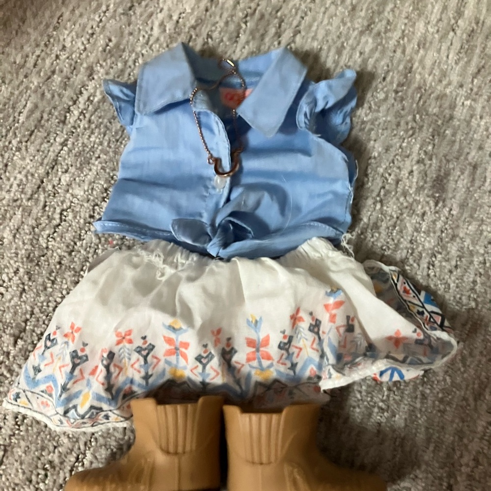18” Girl Doll Clothing Lot. Our Generation doll outfits and American Doll shoes.